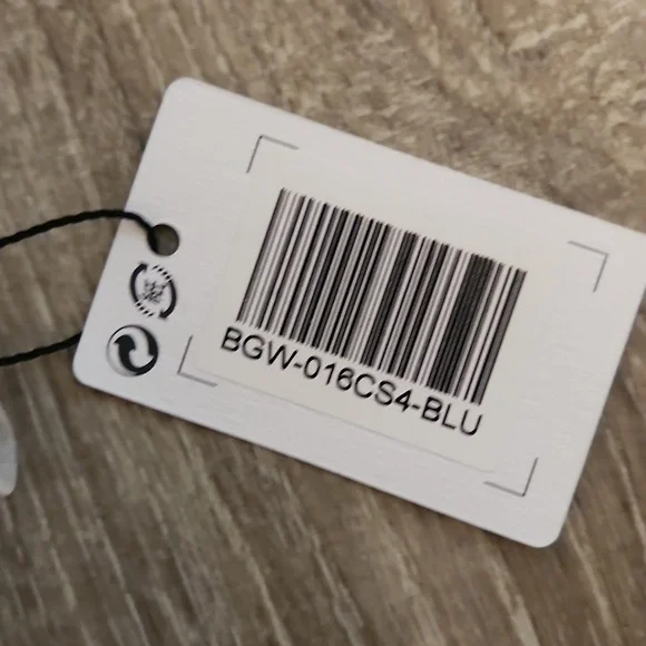 NWT Bagginton Leather Wallet Navy Blue - Picture 5 of 7